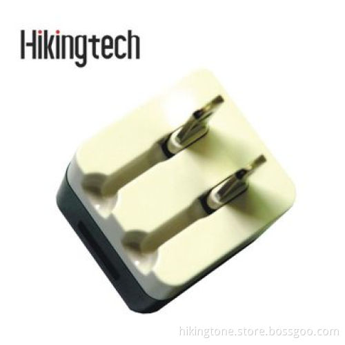 5V, 1A LED Charging Foldable Traveling USB Wall Charger for iPhone Series, with 1 Year Warranty